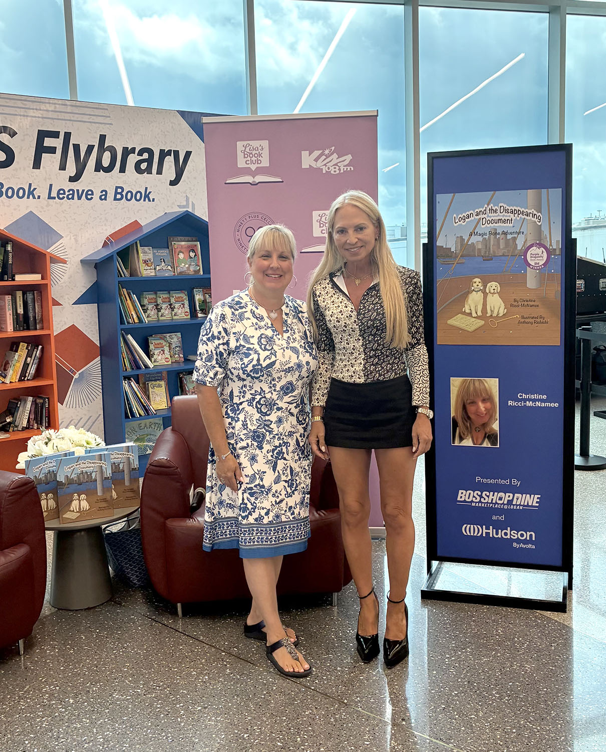 Christine Ricci-McNamee with Lisa Donovan from KISS 108 FM