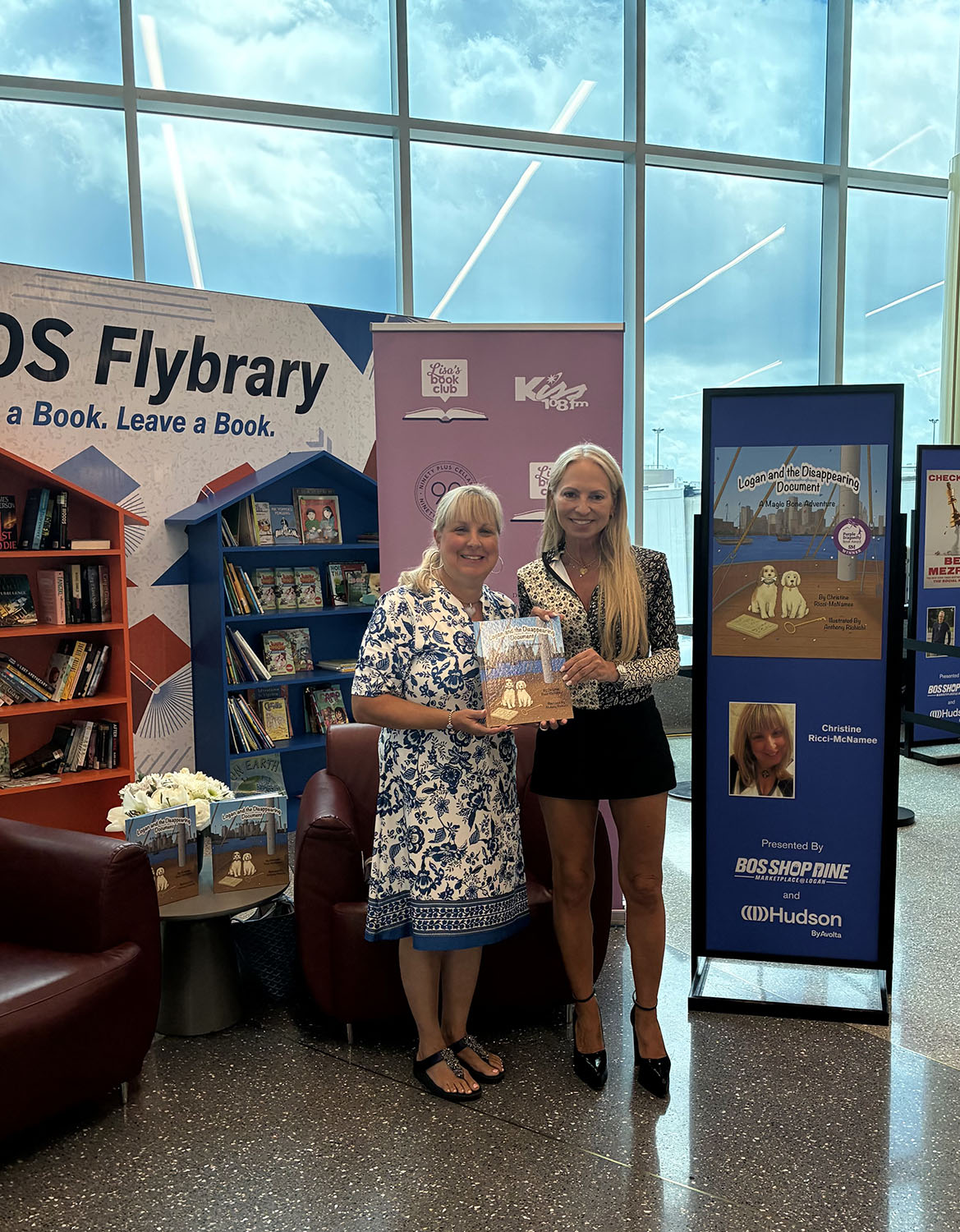 Christine Ricci-McNamee with Lisa Donovan from KISS 108 FM