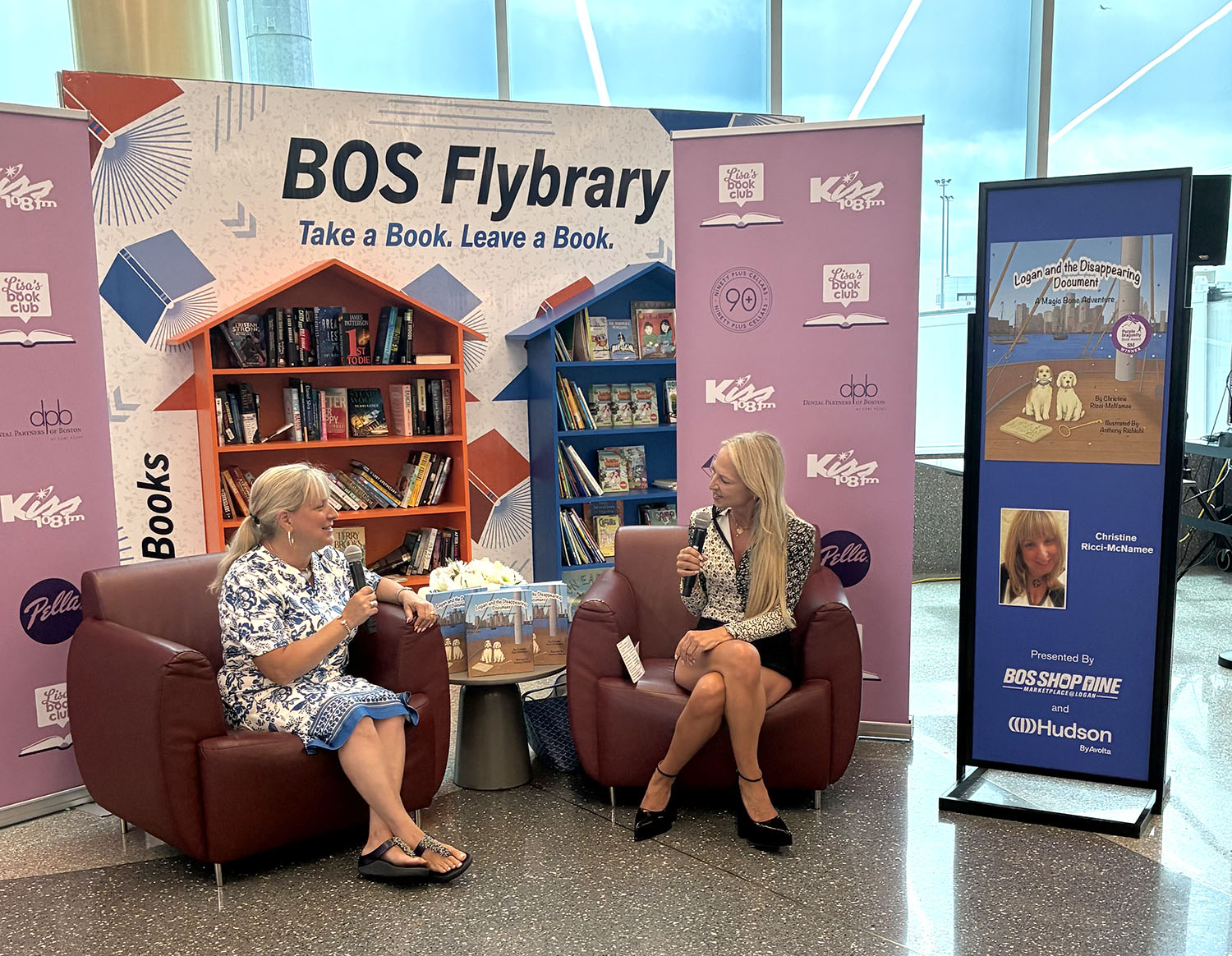 Christine Ricci-McNamee with Lisa Donovan from KISS 108 FM