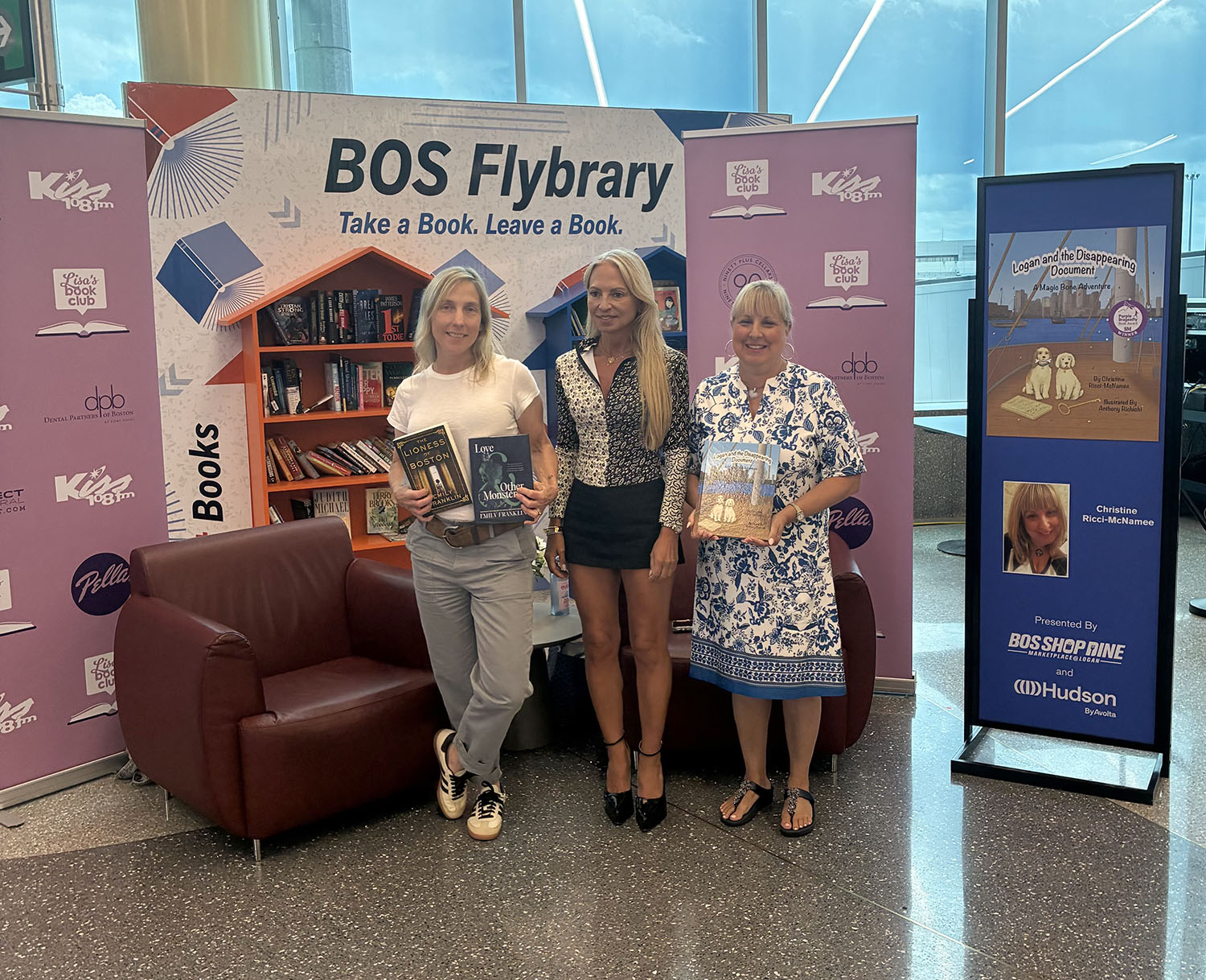 (L-R) Emily Franklin, Lisa Donovan and Christine Ricci-McNamee